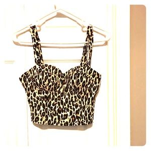 Crop top cheetah